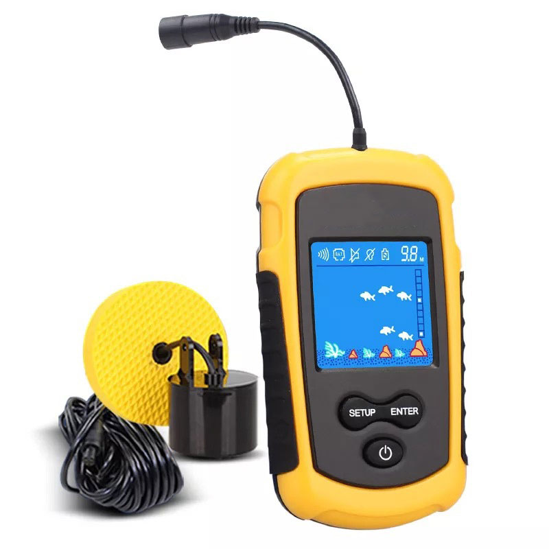 100m com fio tela colorida por - Fish Finder Cable avaliação e preço
