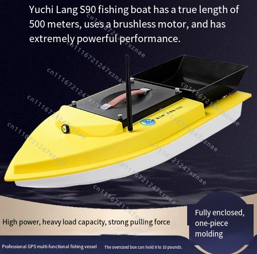 Barco de Pesca RC S90 12V com  - Fish Finder Gps avaliação e preço