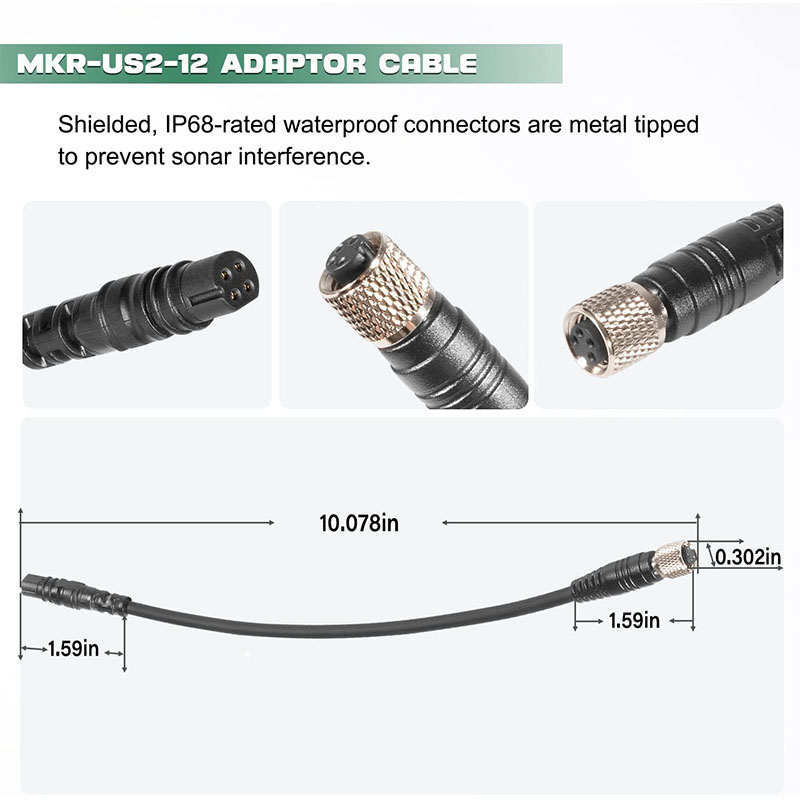 1852072 ‎ Cabo Adaptador Unive - Fish Finder Cable avaliação e preço
