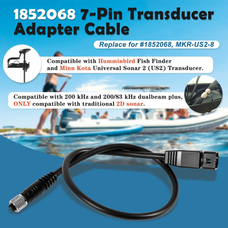 1852068 MKR-US2-8 Cabo Adaptad - Fish Finder Cable avaliação e preço