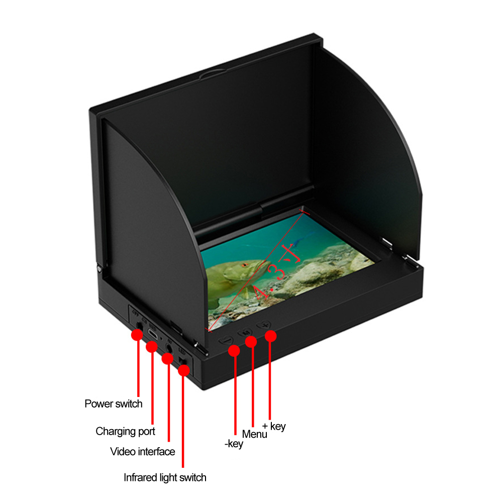 Localizador de Peixes com Tela - Fishing Depth Finder avaliação e preço